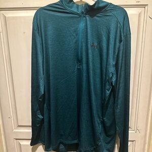 Under Armour Dark Teal Quarter Zip Pullover